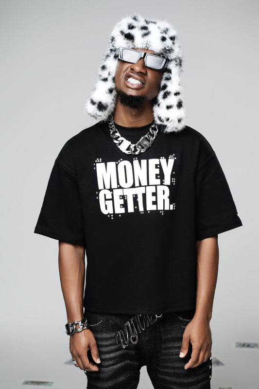 MONEY GETTER 'PREZZY' BLACK TEE